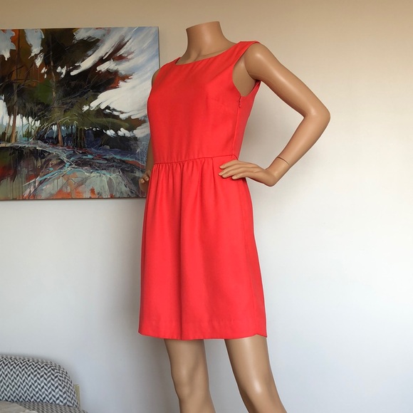 J. Crew- Fit and Flare Dress - Picture 3 of 15